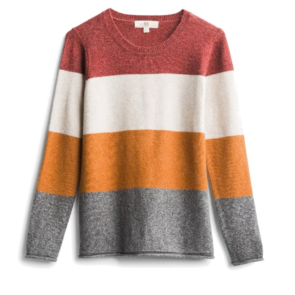Color blocked sweater